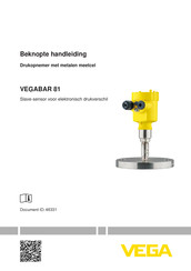 Vega VEGABAR 81 Beknopte Handleiding