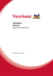 ViewSonic VA2465S-2 Gebruikshandleiding