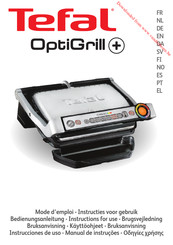 TEFAL OptiGrill+ GC712D12 Instructies Voor Gebruik