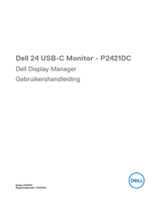 Dell P2421DC Gebruikershandleiding