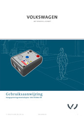 Volkswagen VAS 6558A/38 Gebruiksaanwijzing