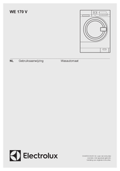 Electrolux WE 170 V Gebruiksaanwijzing