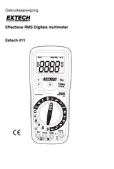 Extech Instruments 411 Gebruiksaanwijzing