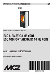 MCZ EGO AIRMATIC 8 M3 CORE Handleiding Voor Installatie En Gebruik