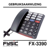 Fysic FX-3390 Gebruiksaanwijzing