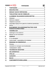 Powerplus XQ POWXQ5406 Handleiding