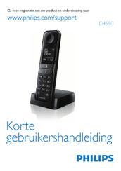 Philips D4550 Korte Gebruikershandleiding