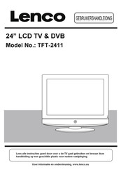 LENCO TFT-2411 Gebruikershandleiding