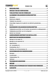 Powerplus POWX1725 Handleiding