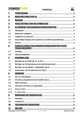 Powerplus POWX230 Handleiding