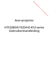 Acer HE-812 Series Gebruikershandleiding