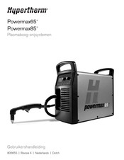 Hypertherm Powermax85 Gebruikershandleiding