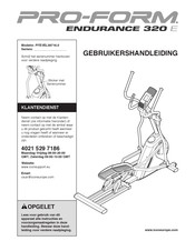 Pro-Form PFEVEL39716.0 Gebruikershandleiding