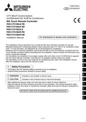 Mitsubishi Electric CITY MULTI PAR-CT01MAA-PB Handleiding