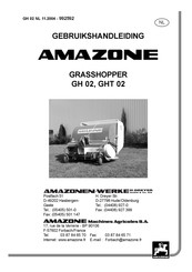 Amazone GH-T-02 Gebruikshandleiding