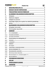 Powerplus POWX1703 Handleiding