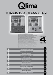 Qlima R 7227S TC-2 Gebruiksaanwijzing