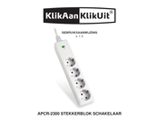 KlikAanKlikUit APCR-2300 Gebruiksaanwijzing