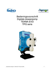 Seko TEKNA EVO TPG 600 Bedieningsvoorschrift