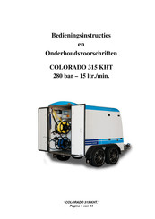waterkracht COLORADO 315 KHT Bedieningsinstructies