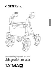 Dietz Rehab TAiMA XC Gebruiksaanwijzing