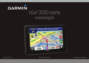 Garmin Nuvi 3500 Series Snelstartgids