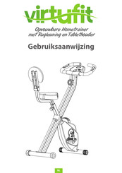 VirtuFit Opvouwbare Hometrainer met Rugleuning en Tablethouder Gebruiksaanwijzing