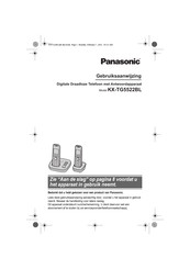 Panasonic KX-TG5522BL Gebruiksaanwijzing