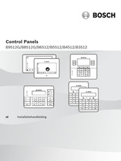 Bosch B3512 Installatiehandleiding