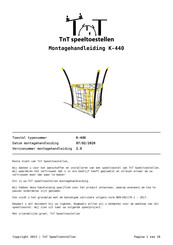 TNT K-440 Montagehandleiding