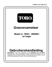 Toro 79451 Gebruikershandleiding