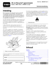 Toro Recycler 20960 Gebruikershandleiding