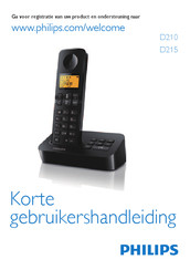 Philips D215 Gebruikershandleiding