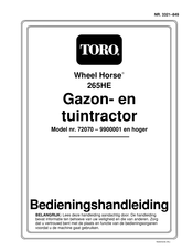 Toro 72070 Bedieningshandleiding