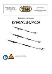 Volpi KV100 Gebruikershandleiding