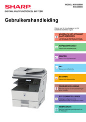 Sharp MX-B350W Gebruikershandleiding