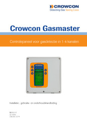 Crowcon Gasmaster Installatie-, Gebruiks- En Onderhoudshandleiding