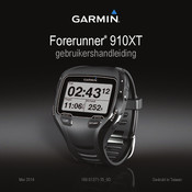 Garmin Forerunner 910XT Gebruikershandleiding