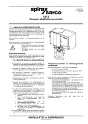 Spirax Sarco AEL3 Installatie En Onderhoud