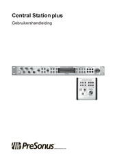 PRESONUS Central Station plus Gebruikershandleiding