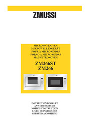 Zanussi ZM266ST Gebruiksaanwijzing