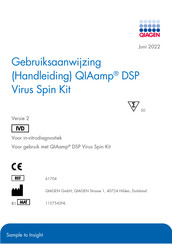 Qiagen QIAamp DSP Virus Spin Kit Gebruiksaanwijzing