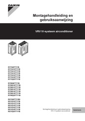 Daikin VRV IV-systeem RXYQ8T7Y1B9 Montagehandleiding En Gebruiksaanwijzing