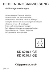 Kuppersbusch KD 6210.1 GE Gebruiksaanwijzing En Montagehandleiding