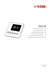 Nibe RMU 40 Handleiding Voor Installateur