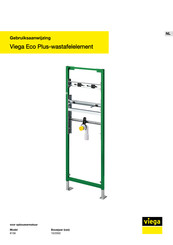 Viega Eco Plus 8156 Gebruiksaanwijzing