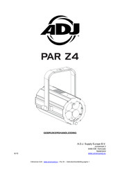 ADJ PAR Z4 Gebruikershandleiding