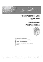 Ricoh 2000 Gebruiksaanwijzing