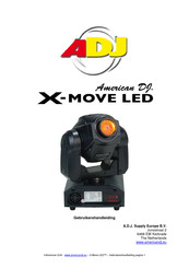 ADJ American DJ X-MOVE LED Gebruikershandleiding