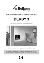 Bellfires DERBY 3 Installatievoorschrift